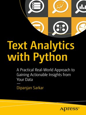 cover image of Text Analytics with Python